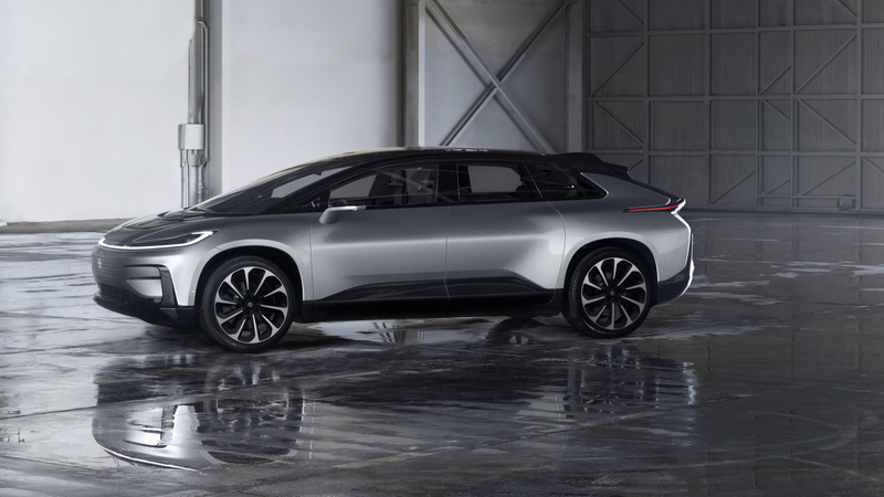 Illustration for article titled Here’s The ‘Flagship’ Electric Car That Faraday Future Promised, The FF 91